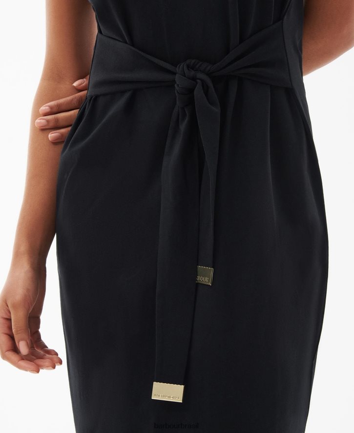 roupas Barbour vestido de almas preto clássico mulheres NH44421822