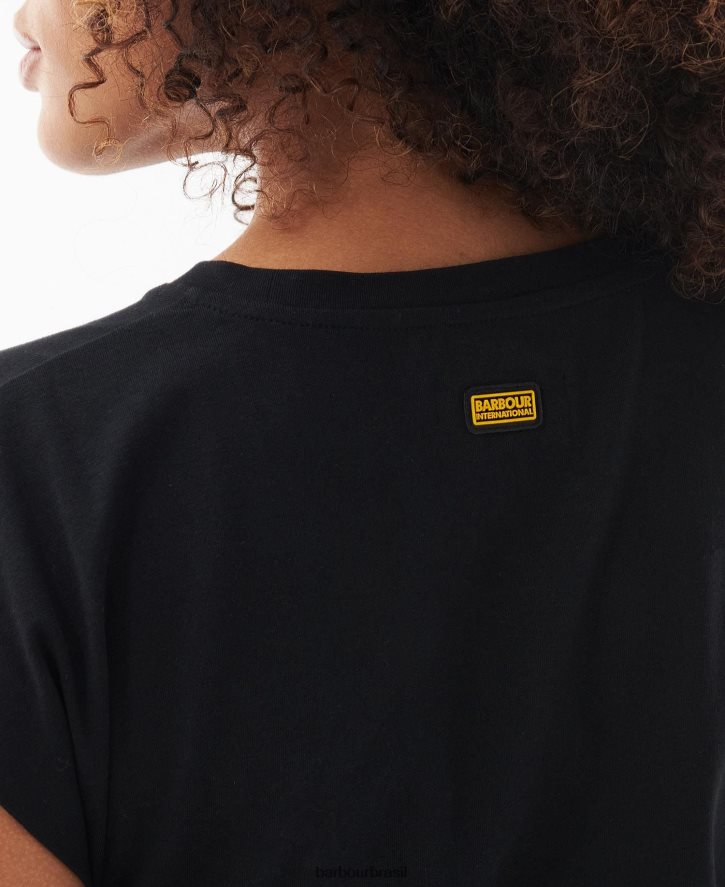 roupas Barbour vestido de almas preto clássico mulheres NH44421822