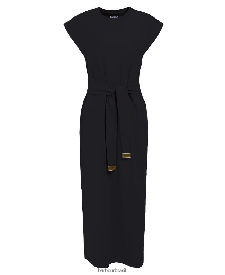 roupas Barbour vestido de almas preto clássico mulheres NH44421822