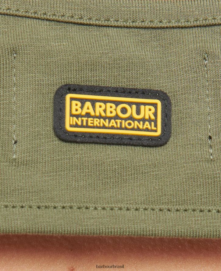 roupas Barbour vestido de jérsei fullcourt preto clássico mulheres NH44421881