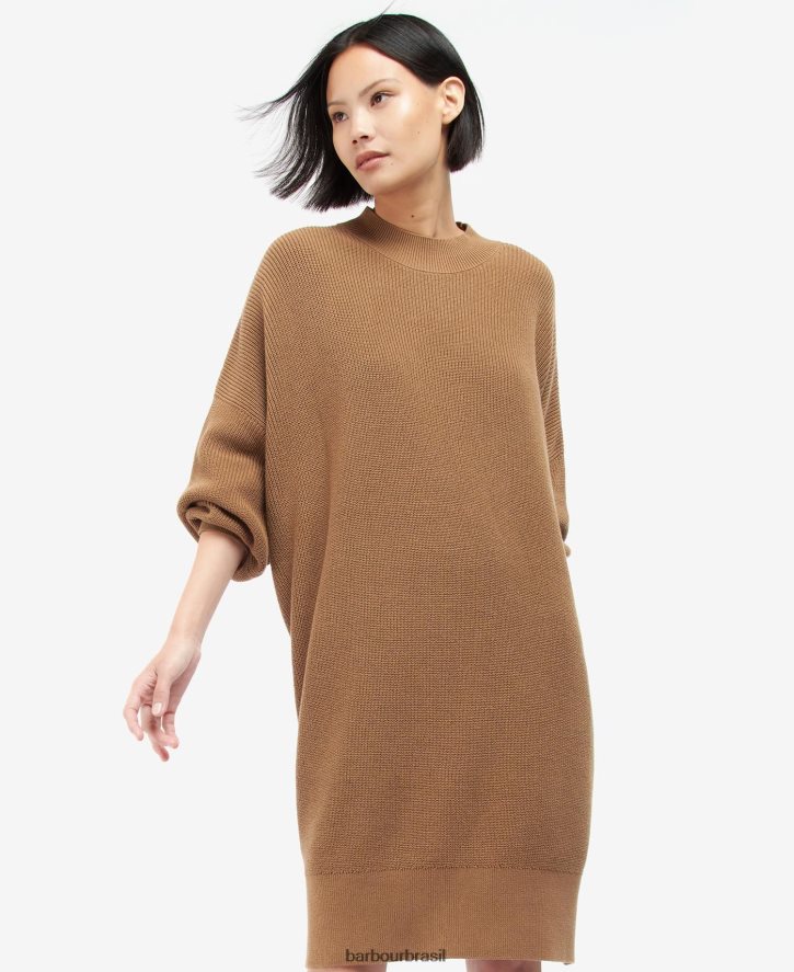 roupas Barbour vestido de pavilhão preto mulheres NH44421886