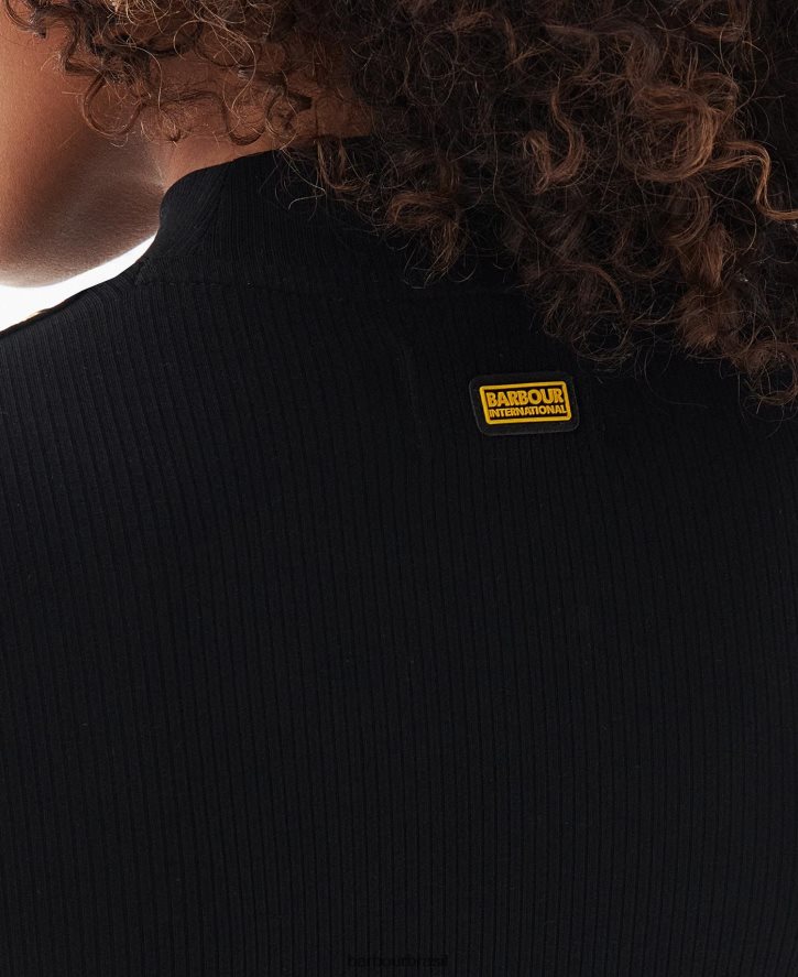 roupas Barbour vestido do anderson preto clássico mulheres NH44421870