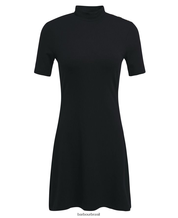 roupas Barbour vestido do anderson preto clássico mulheres NH44421870