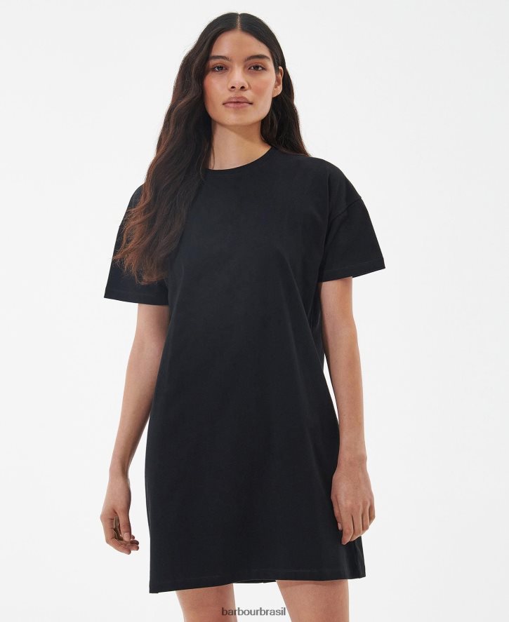 roupas Barbour vestido halton coral atômico mulheres NH44421888