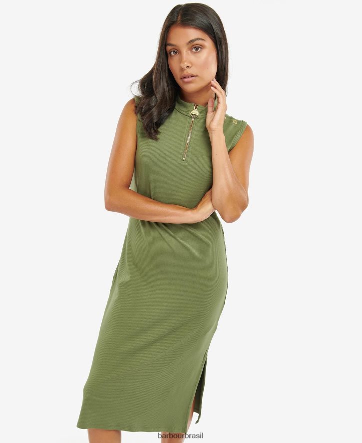 roupas Barbour vestido kasuki preto clássico mulheres NH44421854