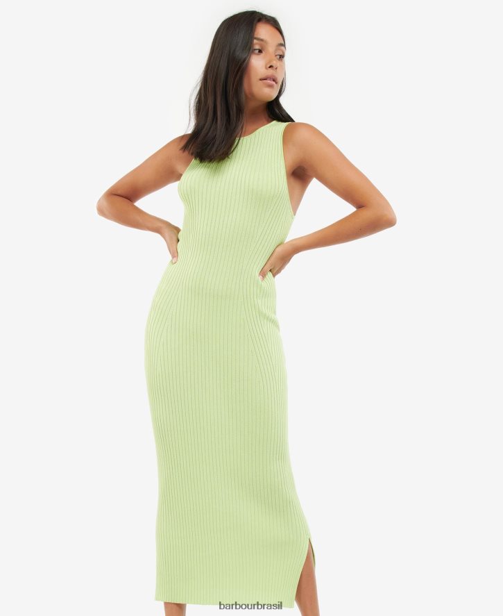 roupas Barbour vestido malha silvestro paixão rosa mulheres NH44421866