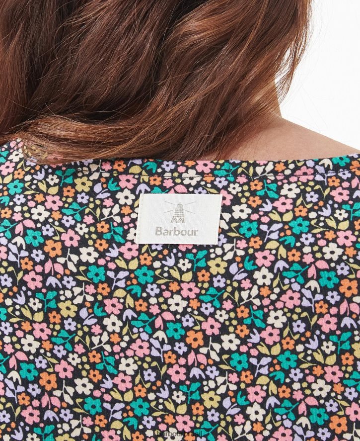 roupas Barbour vestido midi amor-perfeito clássico multi mulheres NH44421814