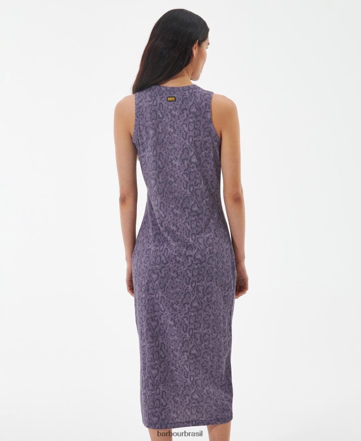 roupas Barbour vestido midi sanderson clássico multi mulheres NH44421871