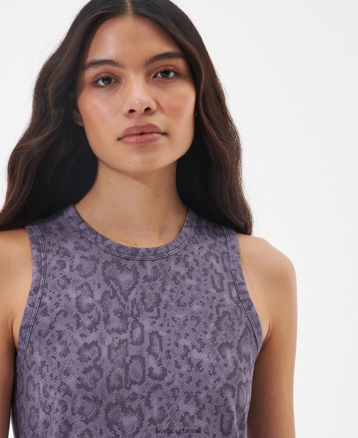 roupas Barbour vestido midi sanderson clássico multi mulheres NH44421871