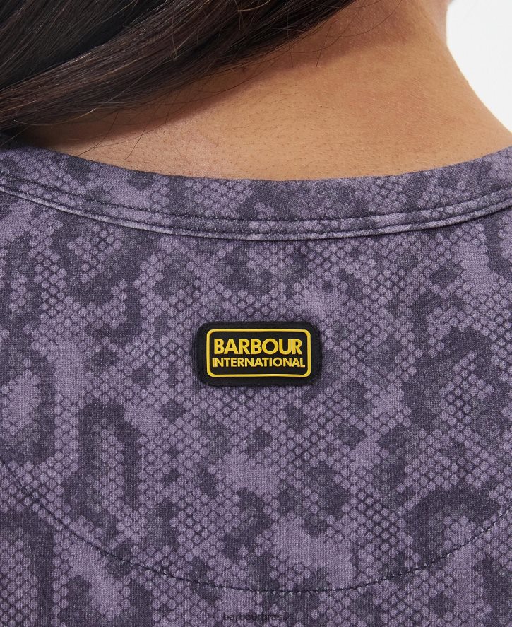 roupas Barbour vestido midi sanderson clássico multi mulheres NH44421871