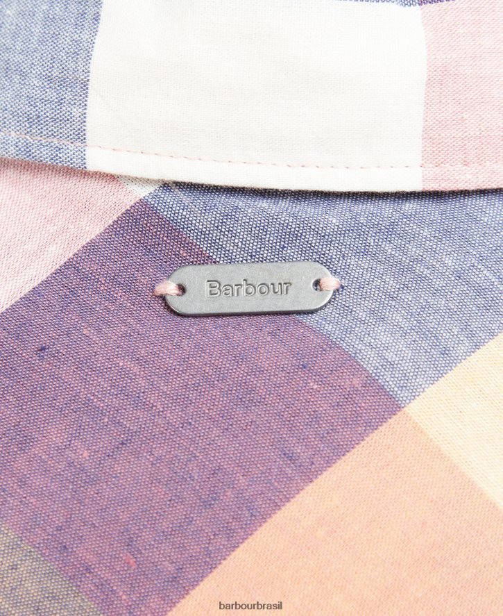 roupas Barbour vestido millcross verão verificação múltipla mulheres NH44421835