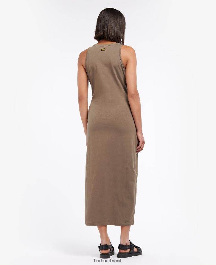 roupas Barbour vestido morgan preto clássico mulheres NH44421833