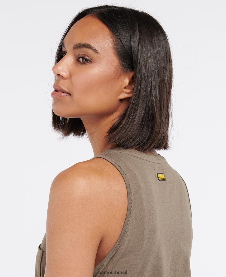 roupas Barbour vestido morgan preto clássico mulheres NH44421833