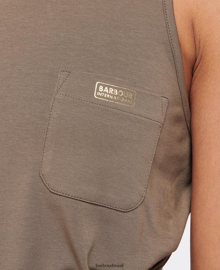 roupas Barbour vestido morgan preto clássico mulheres NH44421833