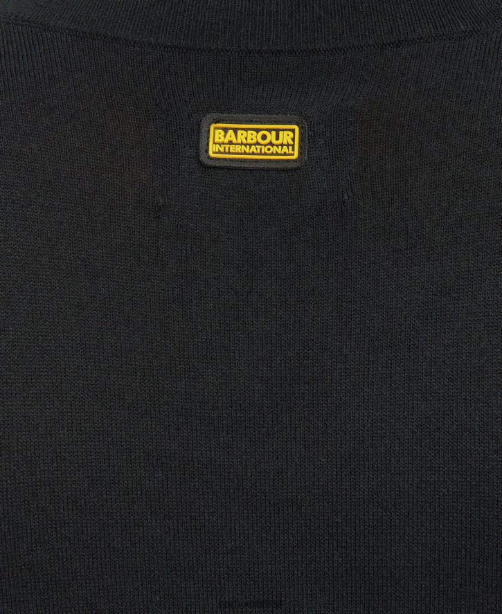 roupas Barbour vestido tricô rosbern preto clássico mulheres NH44421880